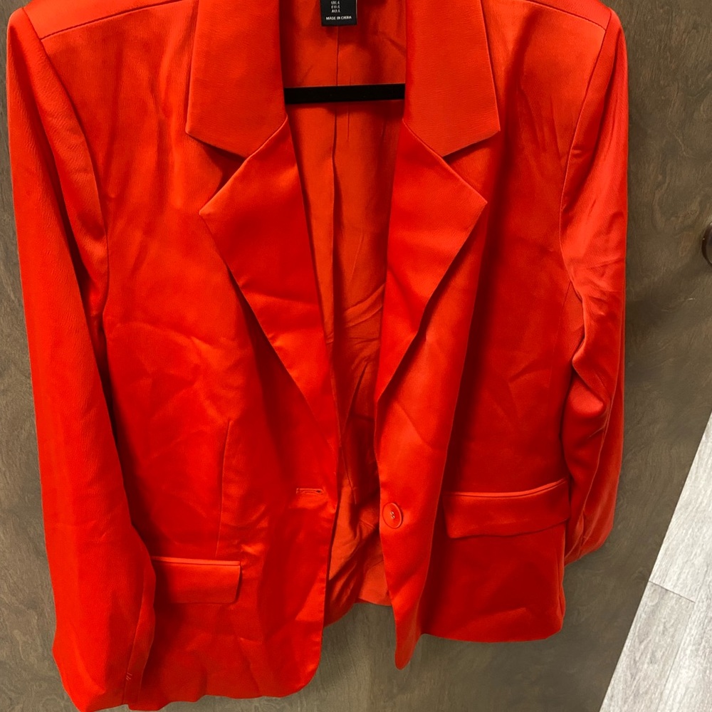 Rachel Zoe Fiery Red Blazer